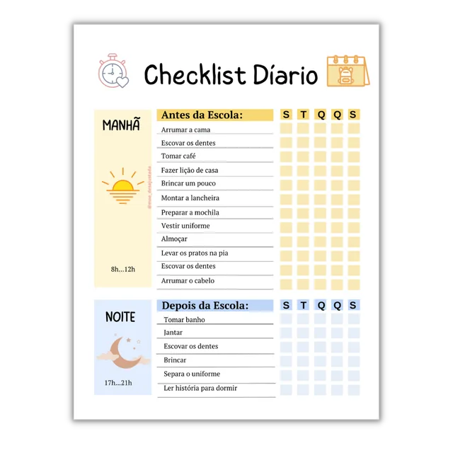 Checklist Diário