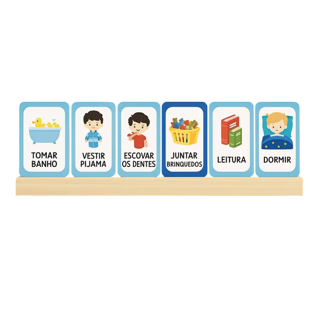 Cards da Rotina do Sono