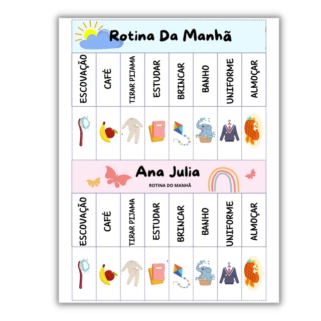 Rotina da Manhã