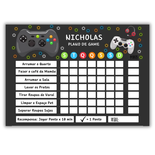 Plano de Game